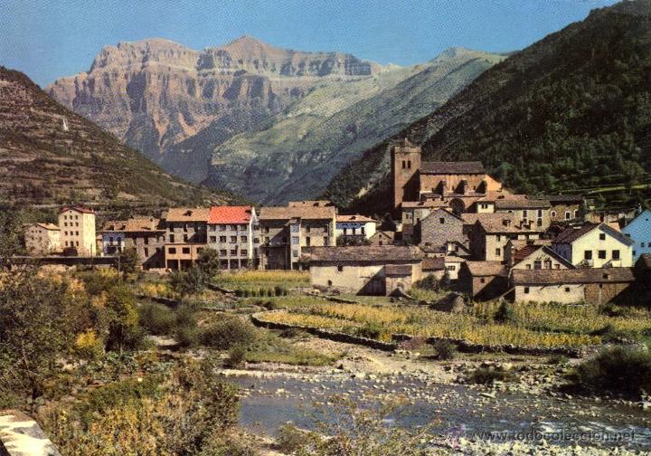 Postales: Pirineos aragoneses, Broto, vista parcial. 301 Garc&iacute;a Garrabella