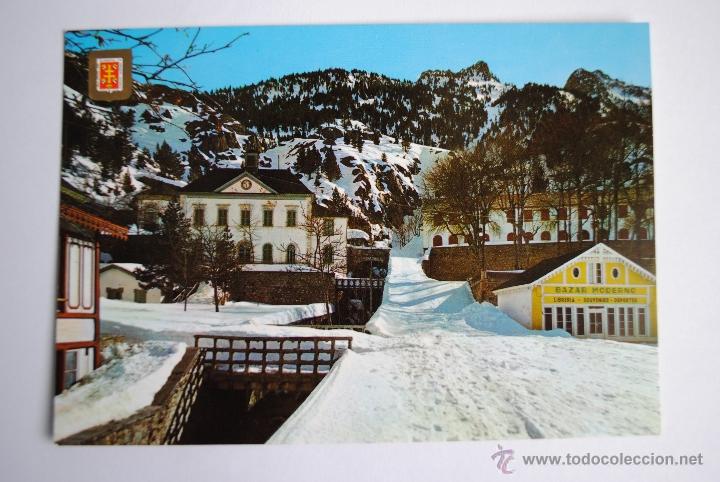 Postales: POSTAL BALNEARIO DE PANTICOSA. PIRINEO ARAGONES. N&ordm;75. COMERCIAL ESCUDO DE ORO. 1967. SIN CIRCULAR.