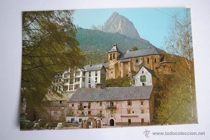 Postales: POSTAL SALLENT DE GALLEGO (VALLE DE TENA). PIRINEO ARAGONES. N&ordm; 521. FOTO BALLARIN. SIN CIRCULAR.