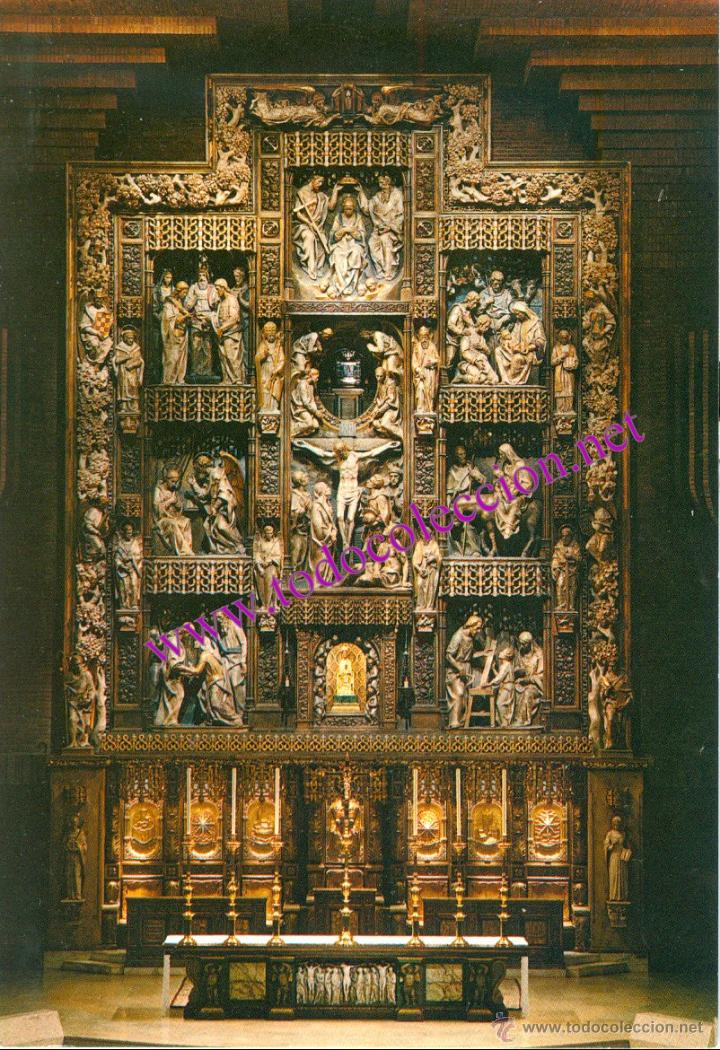 Postales: TORRECIUDAD - RETABLO PRINCIPAL DEL SANTUARIO (POSTAL SIN CIRCULAR) A&Ntilde;O 1982