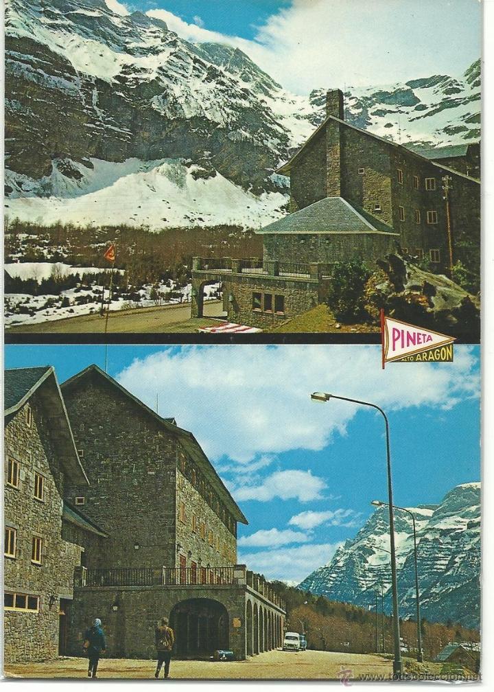 Postales: BIELSA.-VALLE DE PINETA ALBERGUE NACIONAL.-FOTO PE&Ntilde;ARROYA N&ordm; 326