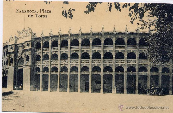 Postales: ZARAGOZA.- PLAZA DE TOROS - Foto 1