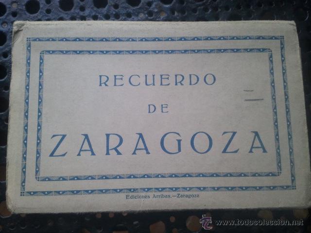 Postales: BLOC 15 POSTALES. RECUERDO DE ZARAGOZA. - Foto 1