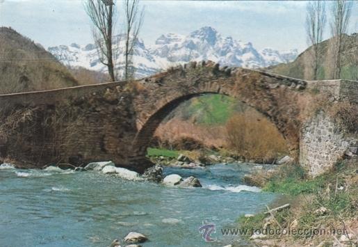 Postales: VALLE DE TENA - PUENTE RIO CALDAR&Eacute;S - PE&Ntilde;A TELERA - N&ordm;44 - ED. PE&Ntilde;ARROYA - A&Ntilde;OS 70 NUEVA