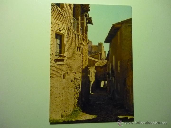 Postales: postal alquezar.- calle dragones y colegiata