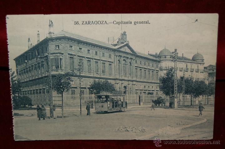 Postales: ANTIGUA POSTAL DE ZARAGOZA. CAPITANIA GENERAL. SIN CIRCULAR - Foto 1