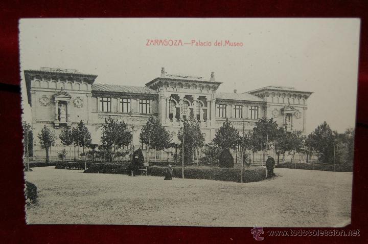 Postales: ANTIGUA POSTAL DE ZARAGOZA. PALACIO DEL MUSEO. SIN CIRCULAR - Foto 1