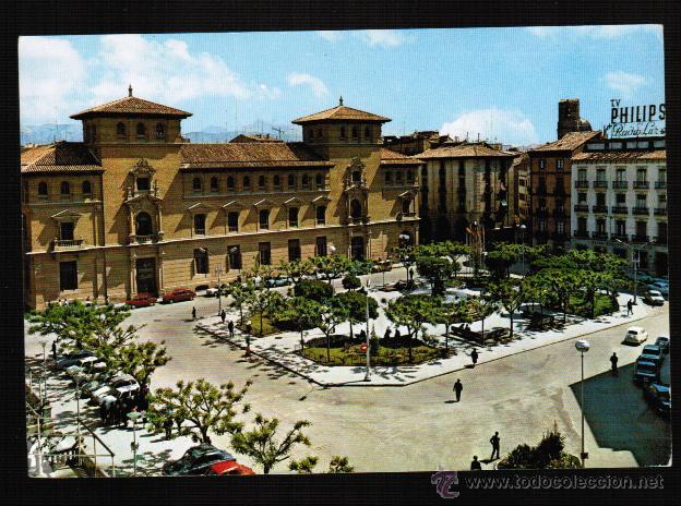 Postales: POSTAL HUESCA. PLAZA DE NAVARRA - Foto 1