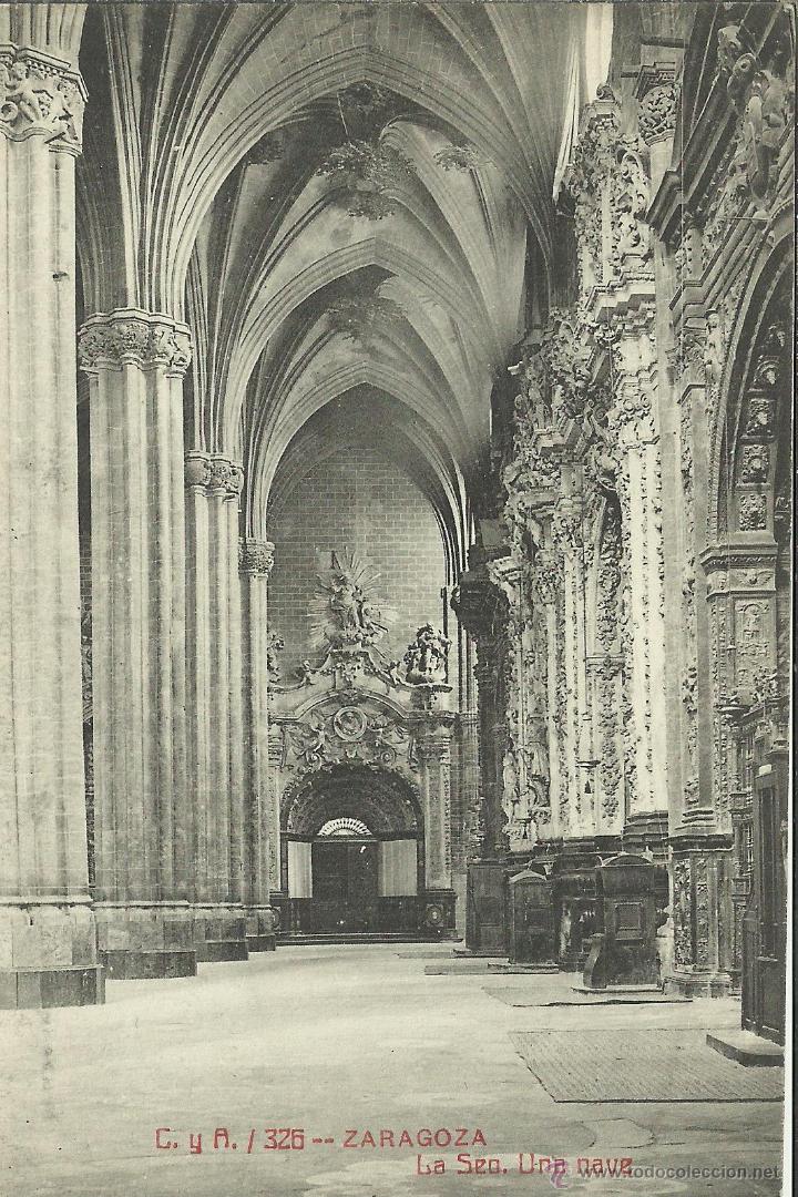 Postales: ZARAGOZA LA SEO SIN ESCRIBIR - Foto 1