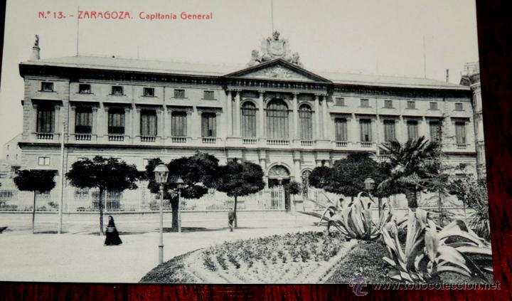 Postales: POSTAL DE ZARAGOZA, N. 13, CAPITANIA GENERAL, NO CIRCULADA, ED. THOMAS. - Foto 1