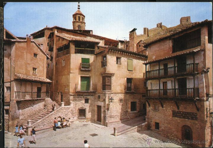 Postales: ALBARRACIN - PLAZA DEL GENERALISIMO