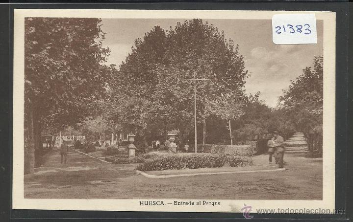 Postales: HUESCA - ENTRADA AL PARQUE - (21383) - Foto 1