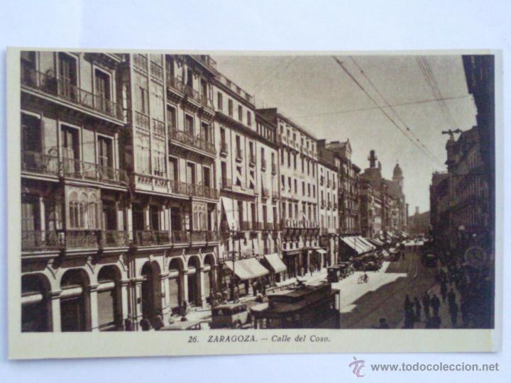Postales: POSTAL ZARAGOZA, CALLE DEL COSO - Foto 1