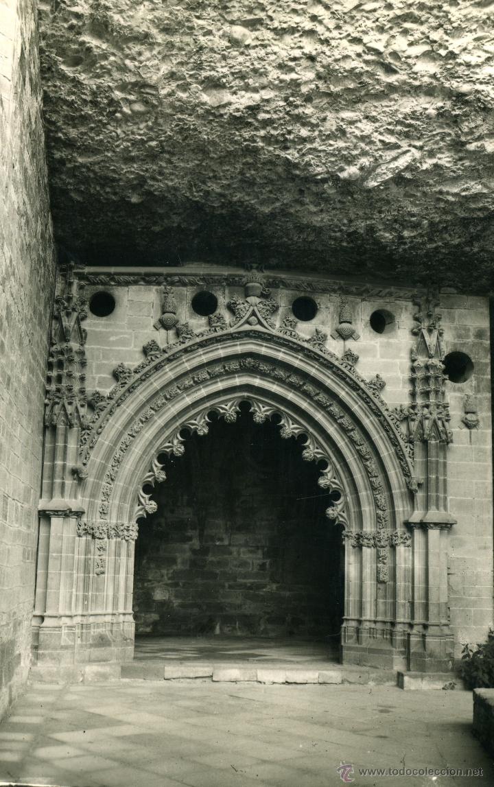 Postales: San Juan de la Pe&ntilde;a. Portada Capilla de San Victoriano. 4 Ediciones Sicilia