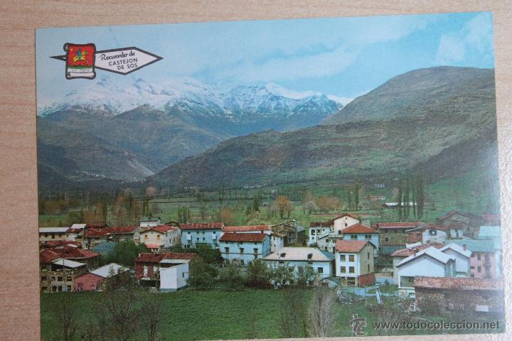 Postales: Postal antigua de Castej&oacute;n de Sos (Huesca) - Foto 1