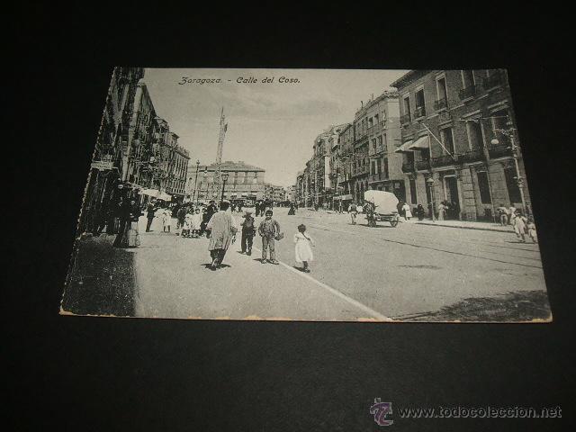 Postales: ZARAGOZA CALLE DEL COSO - Foto 1