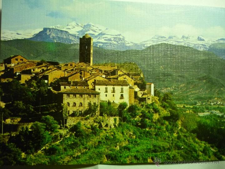 Postales: postal ainsa.-vista parcial y monte perdido