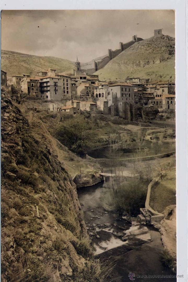 Postales: ALBARRACIN (TERUEL).- RIO GUADALAVIAR