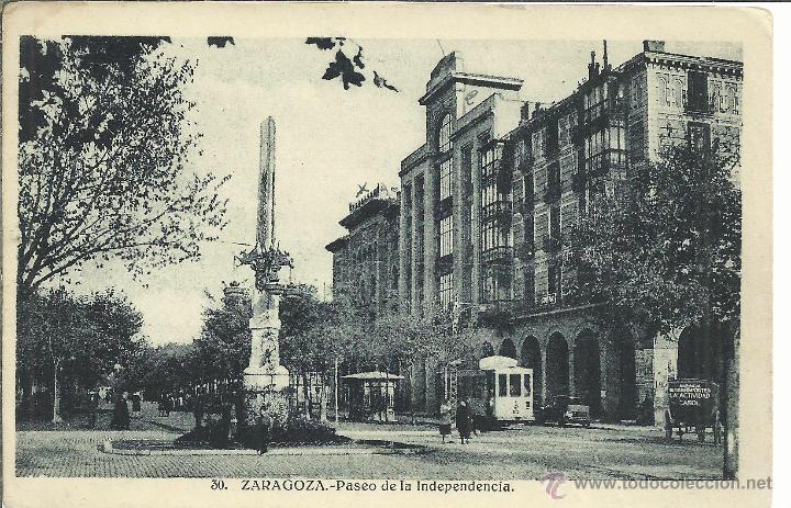 Postales: ZARAGOZA  ESCRITA - Foto 1