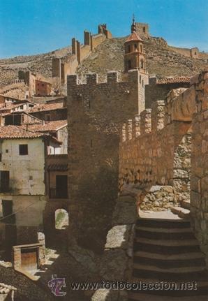 Postales: ALBARRACIN - TORREON Y MURALLA - N&ordm; 20 - ED.SICILIA - A&Ntilde;O 1968 - NUEVA -