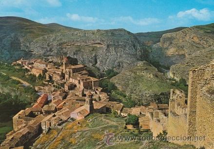 Postales: ALBARRACIN - MURALLAS Y RIO GUADALAVIAR - N&ordm; 23 - ED. ARRIBAS - A&Ntilde;O 1972 - NUEVA -