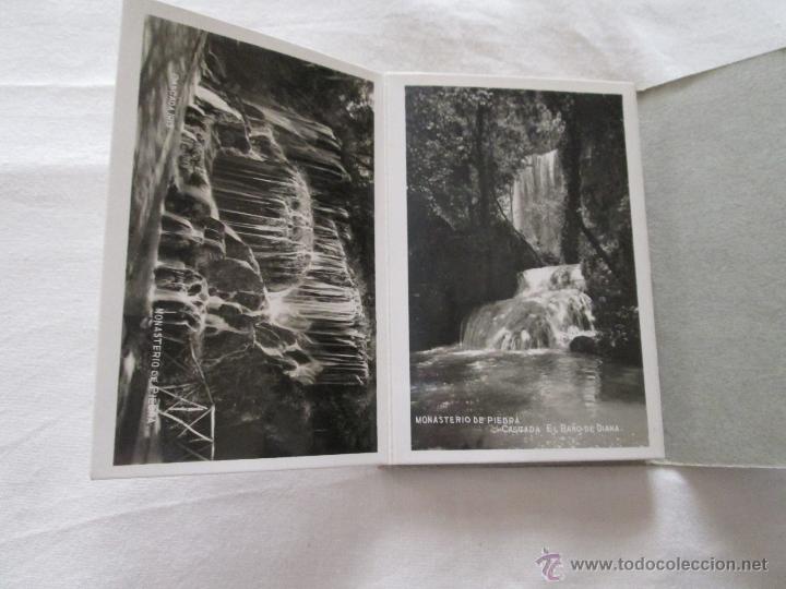 Postales: RECUERDO DEL MONASTERIO DE PIEDRA (10 POSTALES) - Foto 6