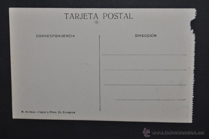 Postales: ANTIGUA POSTAL DE ZARAGOZA. ALTAR MAYOR DE LA CRIPTA DE LOS STOS. MARTIRES. SIN CIRCULAR - Foto 2