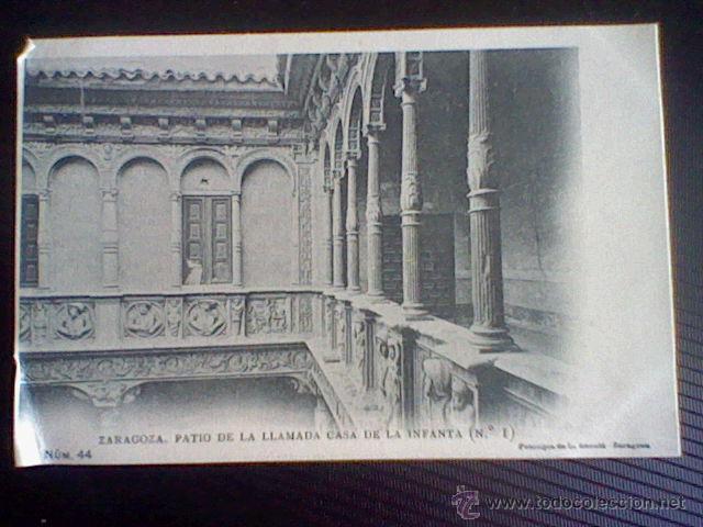 Postais: patio casa infanta n&ordm;1 fototipia Escola n&ordm; 44 s/c sin dividir  (b1)