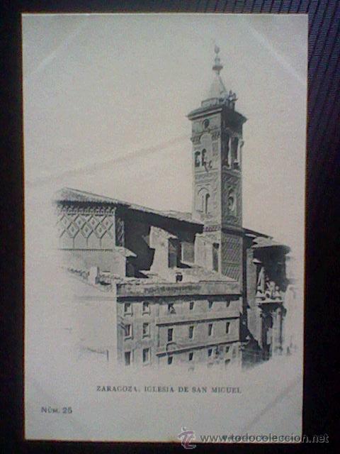 Postais: san miguel iglesia fototipia Escola n&ordm; 25 s/c sin dividir  (b1)