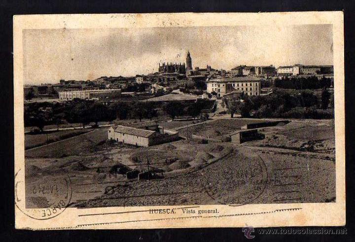 Postales: Huesca. Vista general. Circulada - Foto 1