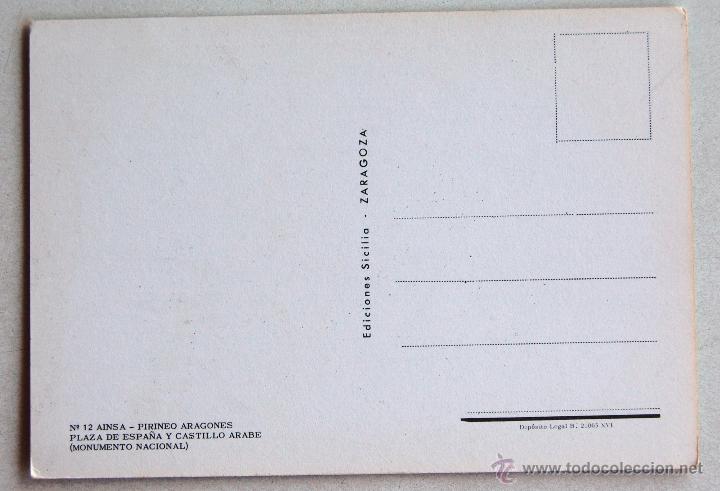 Postales: POSTAL DE AINSA (HUESCA). - Foto 2