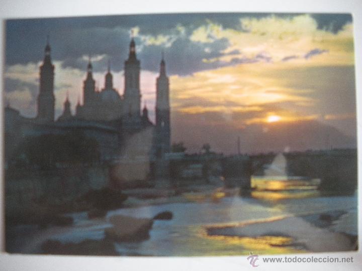 Postales: MAGNIFICA POSTAL DE - ZARAGOZA - RIO EBRO - - Foto 1
