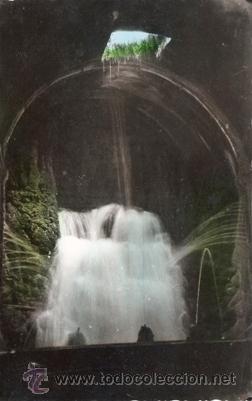 Cartes Postales: ALHAMA DE ARAGON - CASCADA DE INHALACION TERMAS PALLARES -S/N&ordm; - S/ED. - A&Ntilde;OS 50 - NUEVA -