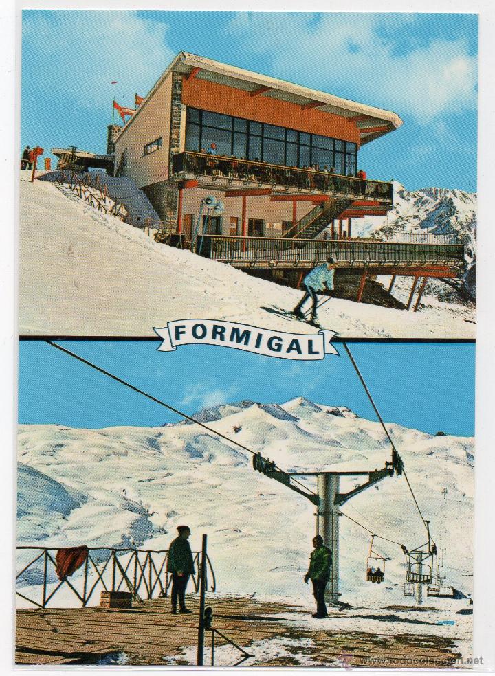 Postales: FORMIGAL N&ordm; 211 .- SALIDA TELESILLA Y RESTAURANTE CANTAL .- FOTO PE&Ntilde;ARROYA.- GARCIA GARRABELLA