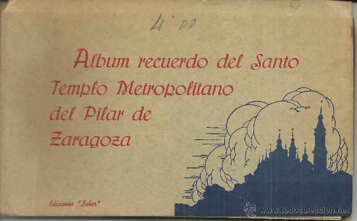 Postales: ZARAGOZA LIBRITO CON 18 POSTALES BASILICA DE EL PILAR - Foto 1