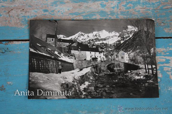 Postales: ANTIGUA POSTAL DE SALLENT DE GALLEGO - VISTA PARCIAL - EDICIONES SICILIA N&ordm; 7 - EN BUEN ESTADO -