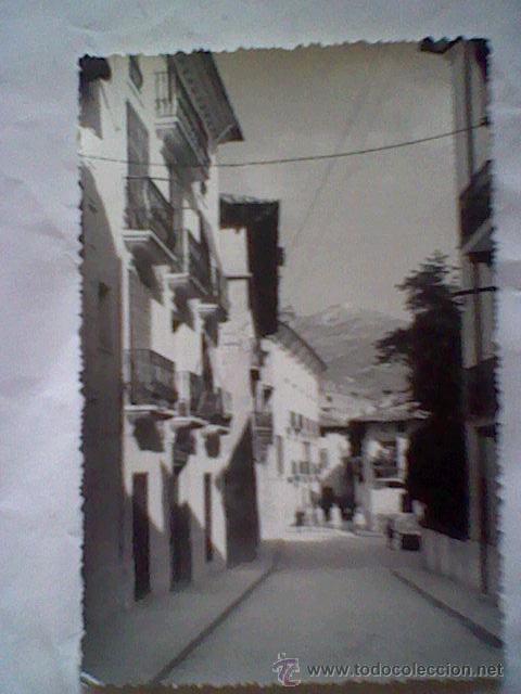 Postales: Postal casas animada RUBIELOS DE MORA TERUEL ED Nicolas Toran comercio s/c rarisima (B1)