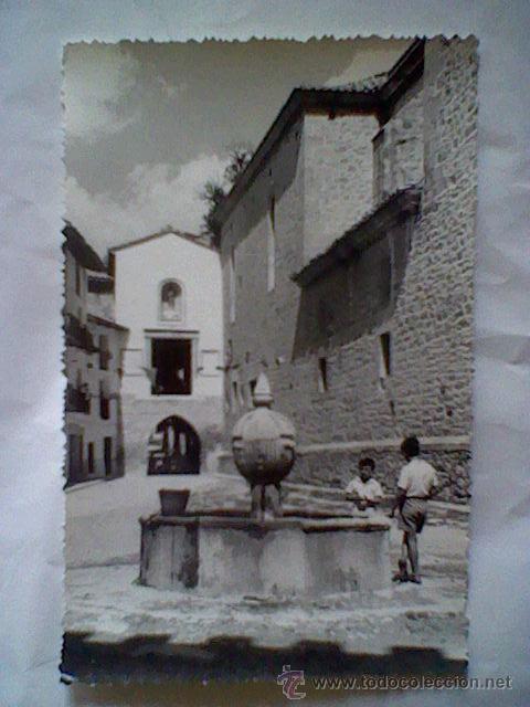 Postales: Postal casas animada ni&ntilde;os fuente RUBIELOS DE MORA TERUEL ED Nicolas Toran comercio s/c rarisima (B1