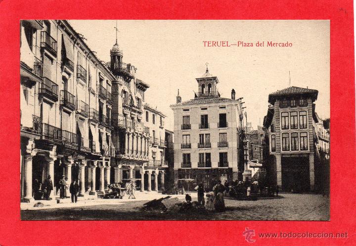 Postales: teruel. plaza del mercado - Foto 1