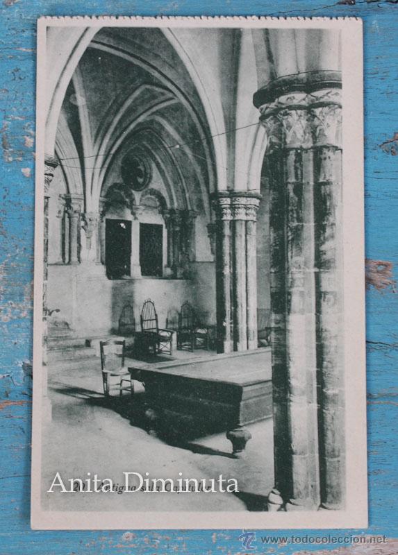 Postais: ANTIGUA POSTAL DE ALHAMA DE ARAGON - ANTIGUA SALA CAPITULAR - EDIC. M. BOROBIO - NO CIRCULADA - EN P