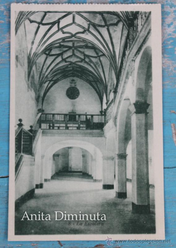 Postales: ANTIGUA POSTAL DE ALHAMA DE ARAGON - LA ESCALERA - N&ordm; 8 - ED. M. BOROBIO - NO CIRCULADA - EN PERFECT