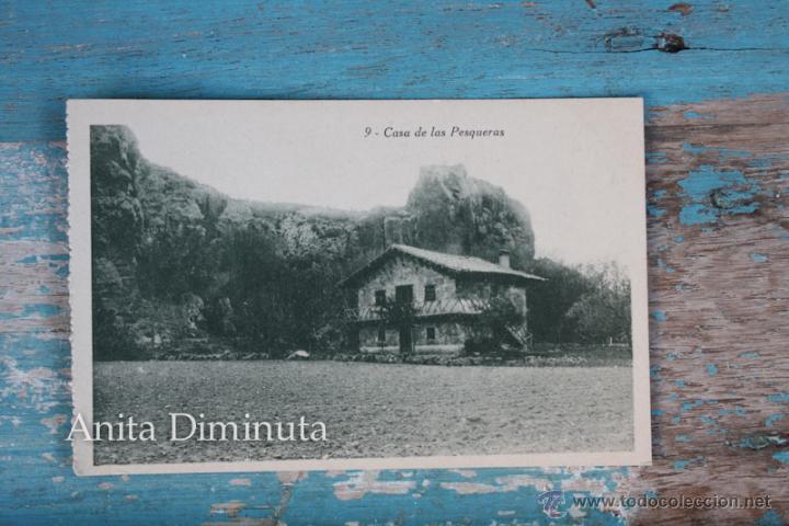 Postales: ANTIGUA POSTAL DE ALHAMA DE ARAGON - CASA DE LAS PESQUERAS - N&ordm; 9 - ED. M. BOROBIO - NO CIRCULADA -