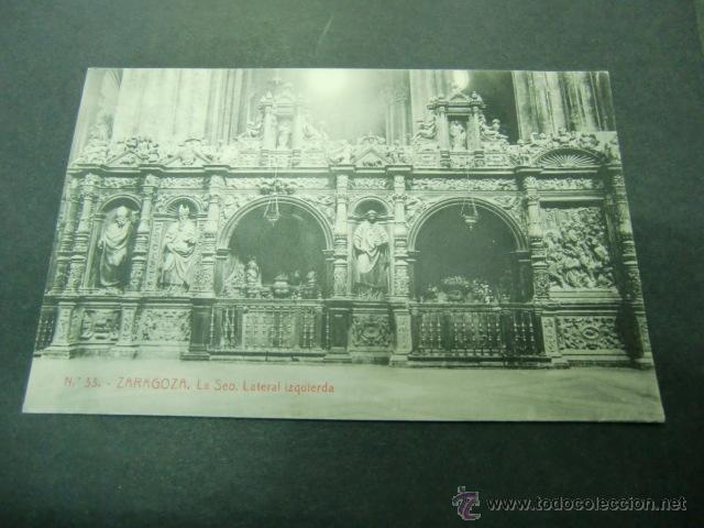 Postales: ZARAGOZA LA SEO LATERAL IZQUIERDA - Foto 1