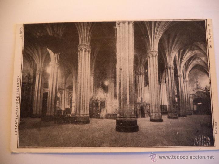 Postales: Postal LAS CATEDRALES DE ZARAGOZA LA SEO - Foto 1