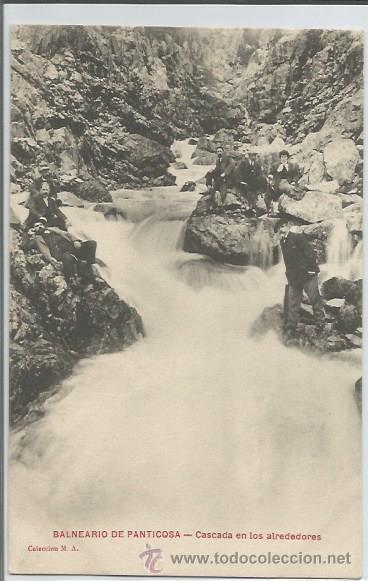 Postales: POSTAL BALNEARIO DE PANTICOSA CASCADA EN LOS ALREDEDORES