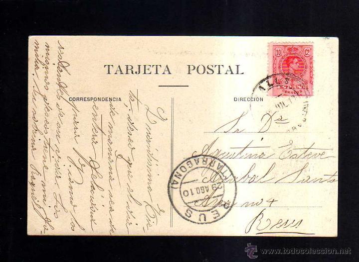 Postales: Zaragoza . Puerta del Carmen. Circulada 1910 - Foto 2