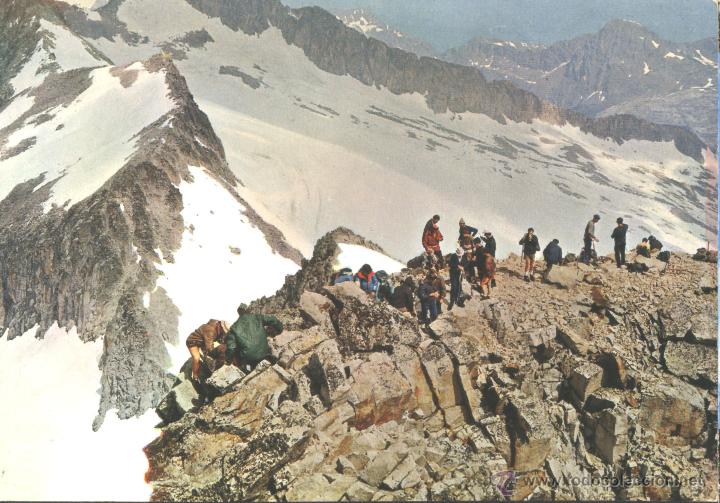 Postales: BENASQUE - PASO DE MAHOMA EN EL ANETO - Foto 1