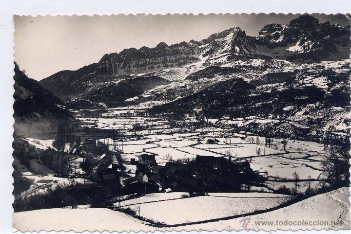 Postales: EL PUEYO DE JACA (HUESCA).- PAISAJE NEVADO
