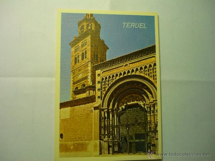 Postales: POSTAL TERUEL ENTRADA CATEDRAL--BB - Foto 1