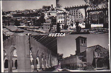 Postales: POSTAL HUESCA VARIAS VISTAS - Foto 1